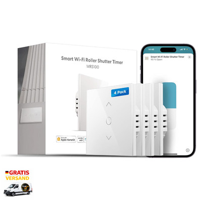 Smart Rolladensteuerung Wlan HomeKit Alexa Google Home 80x80mm