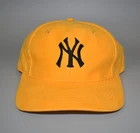 New York Yankees Vintage Logo 7 Yellow Strapback Cap Hat