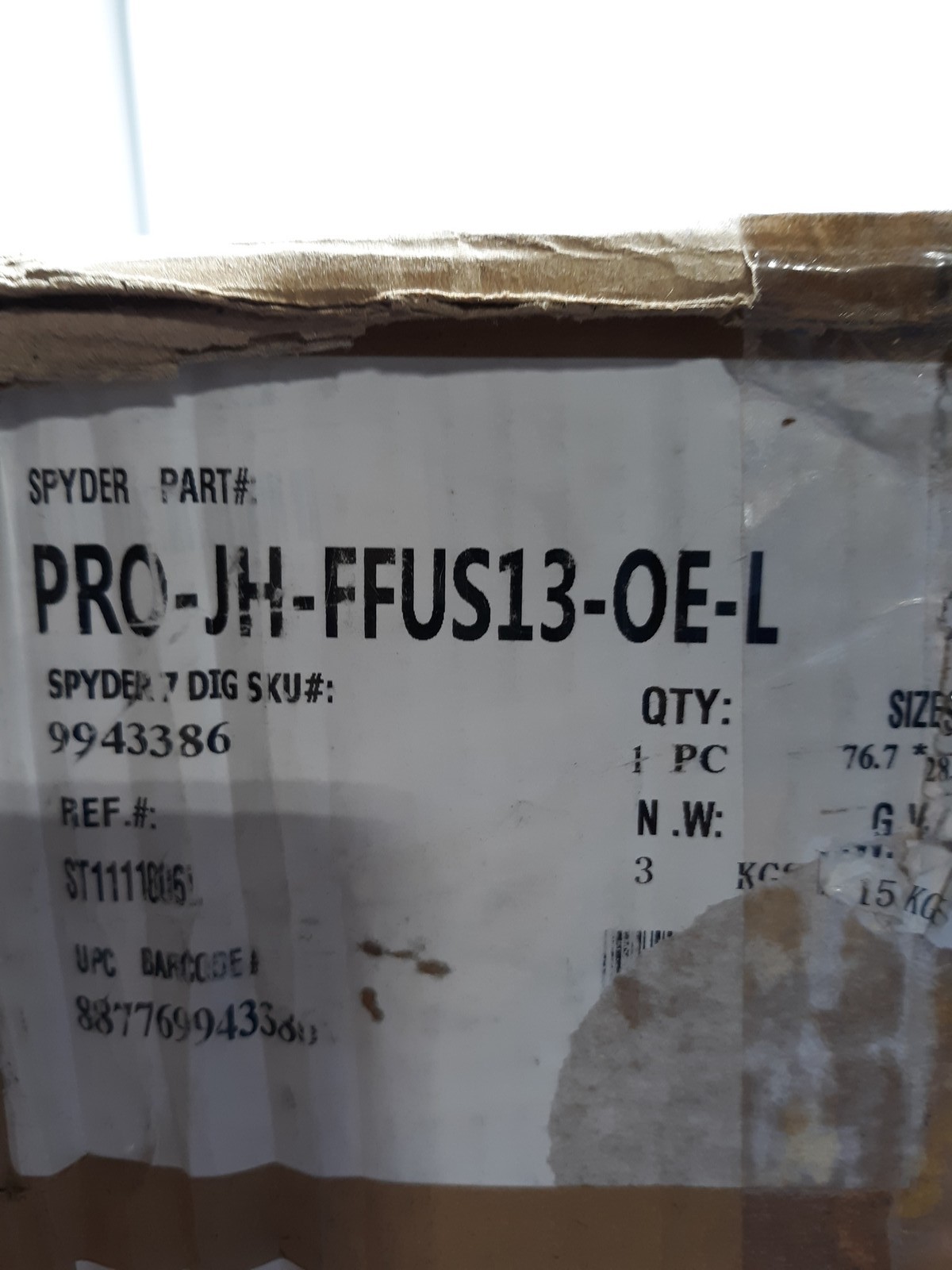 Spyder PRO-JH-FFUS13-OE-L Headlight Assembly Driver Side Ford Fusion 2013-2016