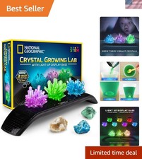 Grow Vibrant Crystals with Light-Up Display - STEM Kit for Kids