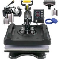 Uimoso Transferpresse 38X38 Cm 8-In-1 SublimationsgeräT 1000 W Schwarz