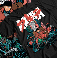 Akira Anime Tee Shirt, Retro Neo Tokyo Manga Tetsuo Kaneda Unisex Heavy Cotton.