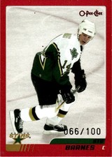 2003-04 O-Pee-Chee Red Stu Barnes 066/100 Dallas Stars #277