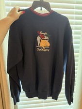 M C Sportswear Caught Cat Napping Sweatshirt Vintage 90 s