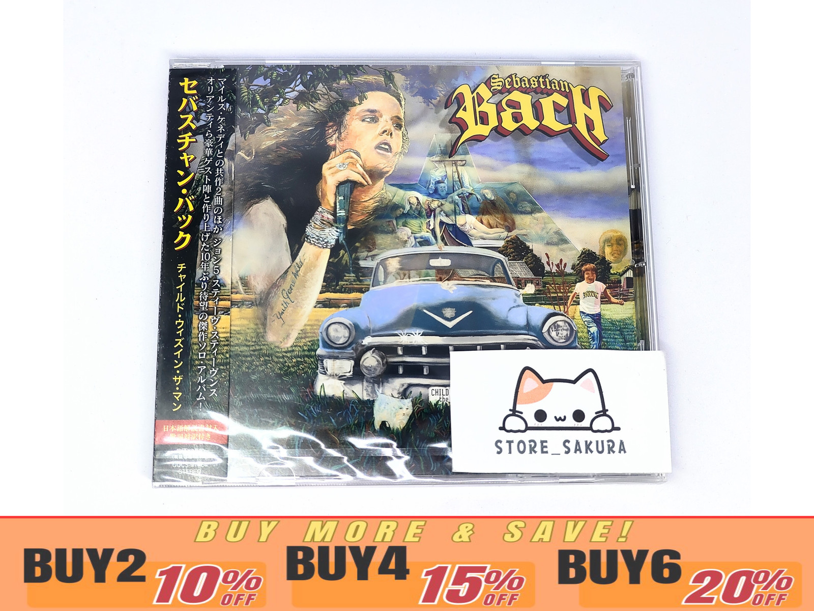 Sebastian Bach CHILD WITHIN THE MAN From Japan CD 11tracks
