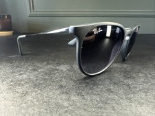 RAY-BAN RB 4171 ERIKA 622/8G Matte BLACK Grey GRADIENT AUTHENTIC 54-18 145 721