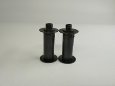 2 Brass Take-Up Spools, for Fed 2, 3, 4 Camera, for 35mm film, made USSR, 968