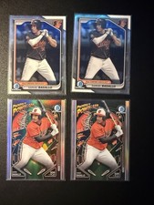 Sam Basallo 2024 Bowman Chrome Lot (4) Top 10 Prospect MLB Debut Baltimore O