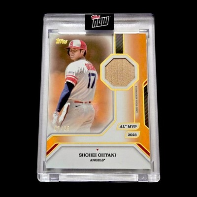 2025 Topps MVP Collection SHOHEI OHTANI Orange Foil Bat Relic SSP