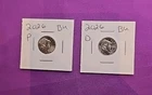 2026 P & D Emerging Liberty Dimes "BU"  In Coin Flips! **FREE SHIPPING**#wj609