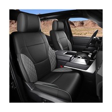 for Toyota Tundra Seat Covers 2022 2023 2024 2025 Custom Fit Full Set, Waterp...