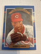 1991 Donruss - Diamond Kings Barry Larkin #5 Factory Set, White Stripe Top Right