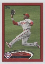 2012 Topps Target Red Border Domonic Brown #98 y5m