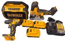 DeWALT 20V DCS335 JIGSAW DCD793 DRILL DCR010 RADIO W/3X 2AH BATT & CHARGER