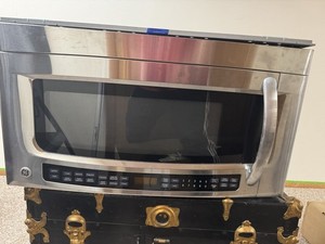 GE JVM2052SN1SS 2 cu ft 1700W Over-the-Range Microwave, Stainless Steel/Black