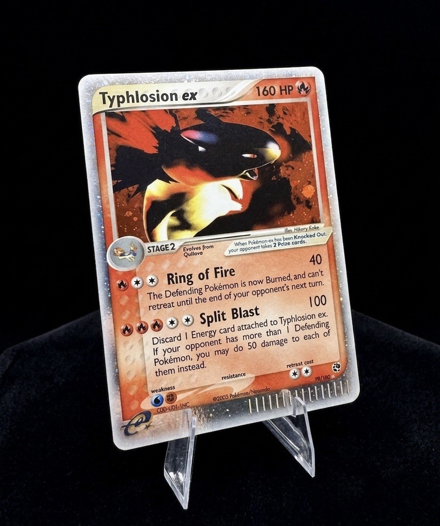 Typhlosion ex 99/100 Sandstorm Holo
