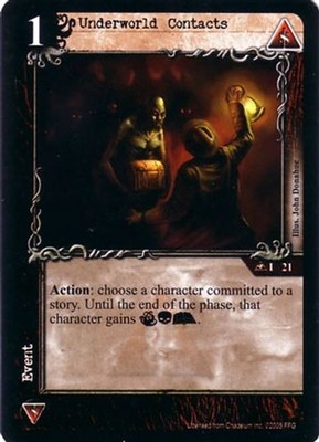 Underworld Contacts - Eldritch Premium - Call of Cthulhu CCG