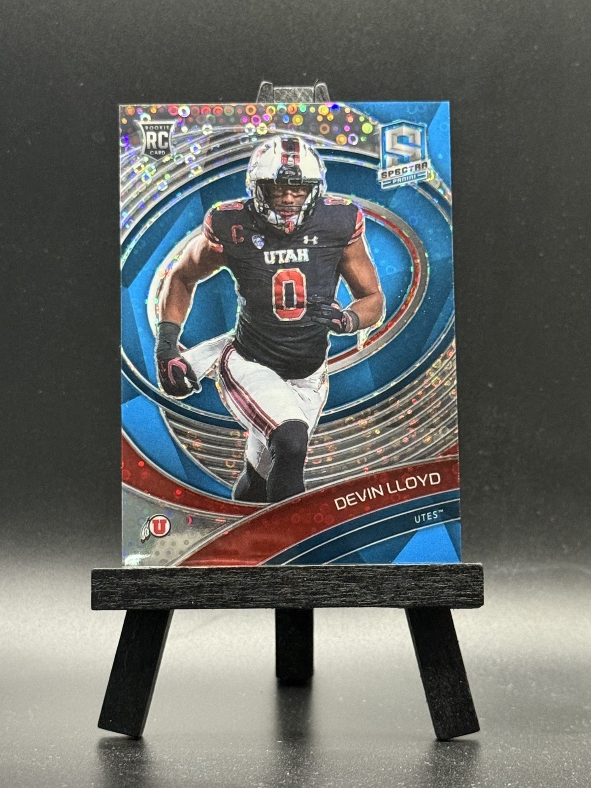 Devin Lloyd Panini Chronicles Draft Picks Spectra #9 Neon Blue