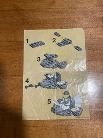 Lego - Space  - 1462 - Galactic Scout - Blacktron - 100% Complete - Instructions