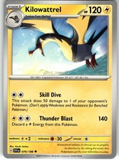Kilowattrel Uncommon SV01: Scarlet & Violet Base Set 079/198 LP