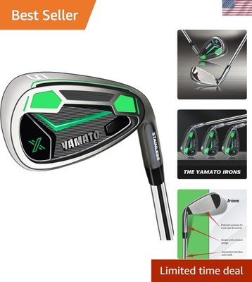 Men's Right-Handed Golf Iron Set 5-PW - Durable, Lightweight,  Quality