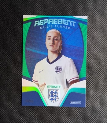 2025 Panini Eternity Lionesses Millie Turner Represent /50 Man Utd & England