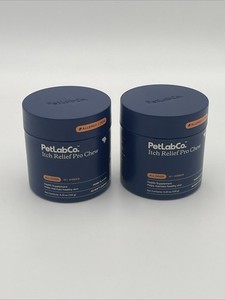 2 Pack Of PetLab Co. Allergy + Itch Relief Pro Chew 30 Soft Pork Flavor Chews 