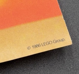 Lego Castle Siege Cart (6012) Instruction Booklet Only Replacement 1986 Genuine