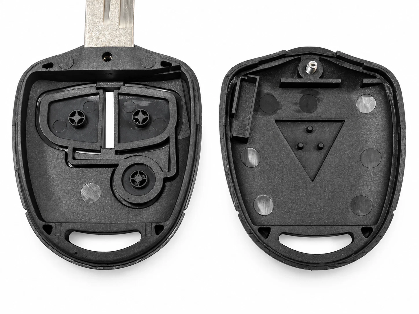 Mitsubishi L200 replacement key case — internal shell view