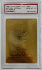 1997 Fleer 23Kt Gold Card Michael Jordan '86 Rookie PSA 10 (POP 5)