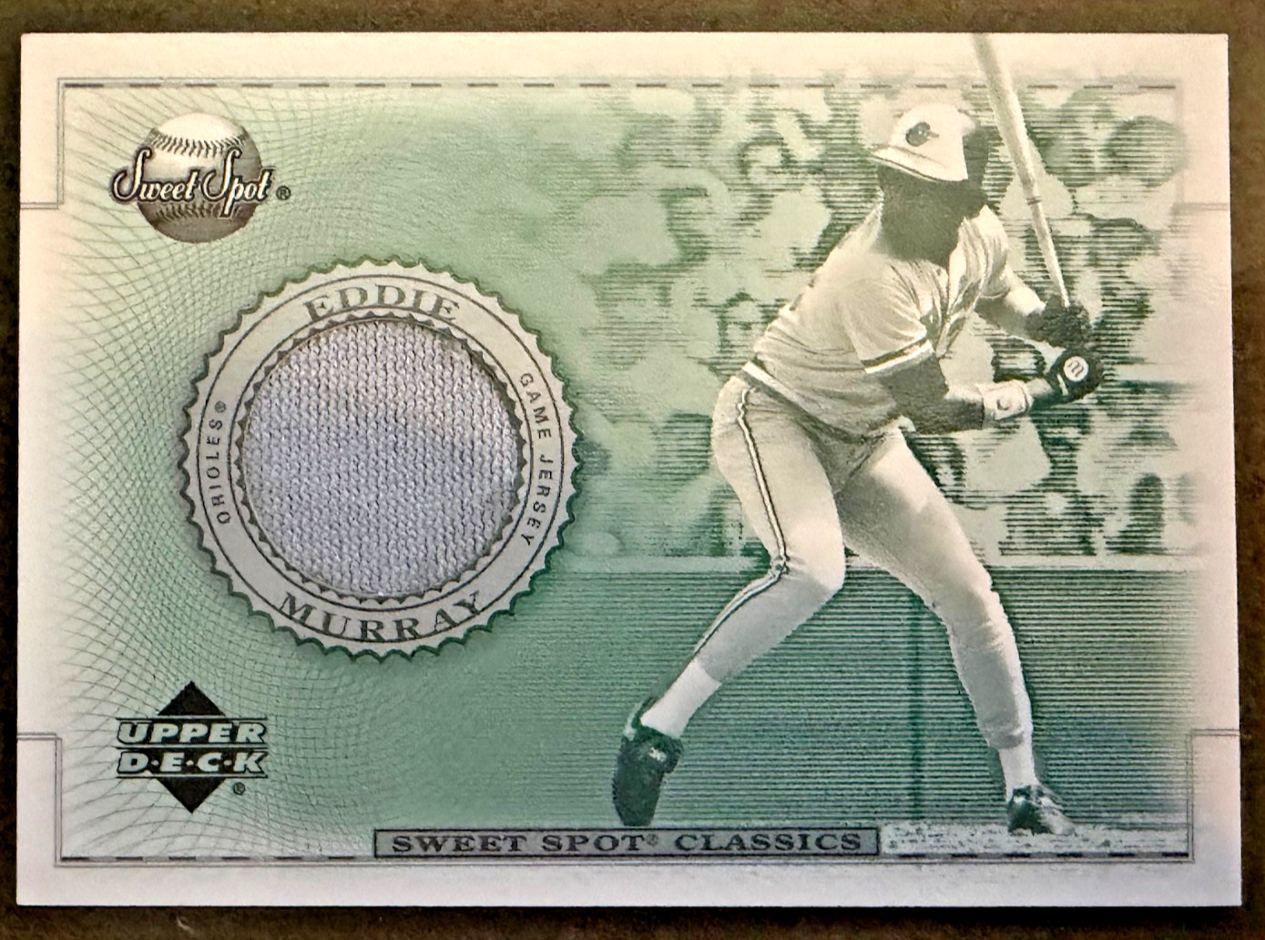 2002 Upper Deck Sweet Spot Classics - Game-Used Jerseys Eddie Murray #J-EM (MEM)