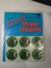 TREND 80s Stinky Stickers Vintage Scratch N Sniff Sealed Skunk Scent-sational 