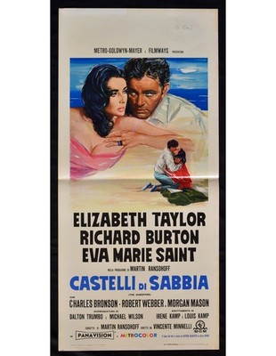 Plakat CASTELLI DI SABBIA Elizabeth Taylor Burton The Sandpiper B256