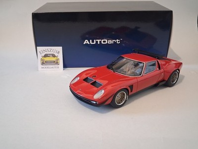 Lamborghini Miura Jota SVR (1968) Rot 79171 1:18 Modell AUTOart 77512   NEU&OVP