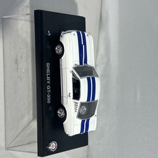 Rare White & Blue Kyosho Museum Collection Shelby GT-350 Fastback 1:43 Scale