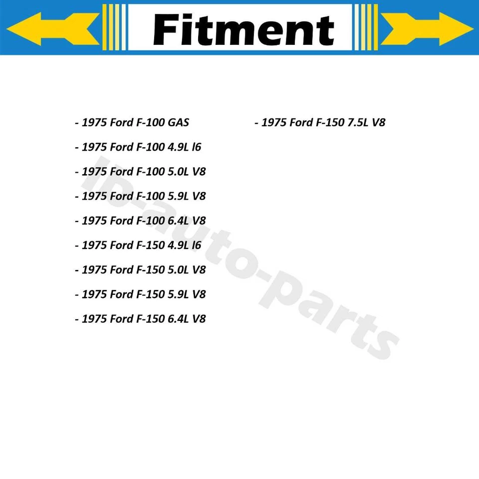 Cable de freno de estacionamiento trasero Dorman 2 piezas para Ford F-100 1975 5,9 L Foto 2 de 4