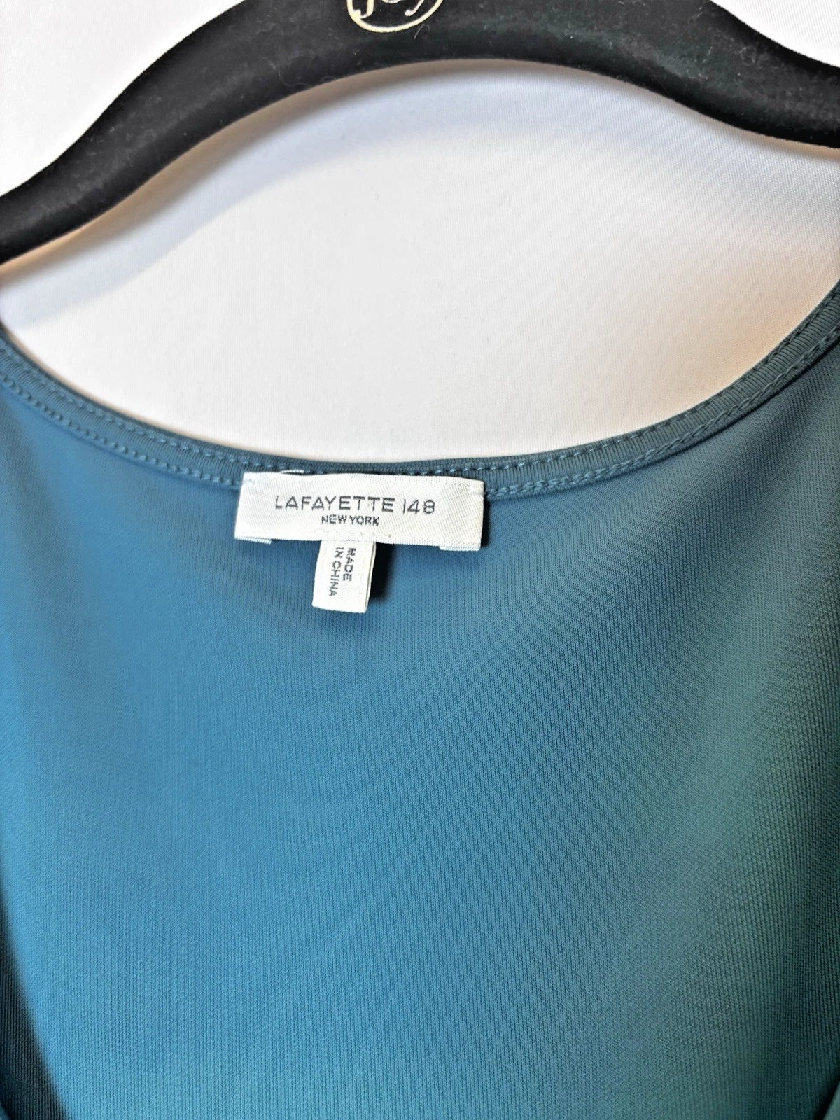 VETEMENTS Abito donna Lafayette 148 blu medio senza maniche linea A scollo a scoop
