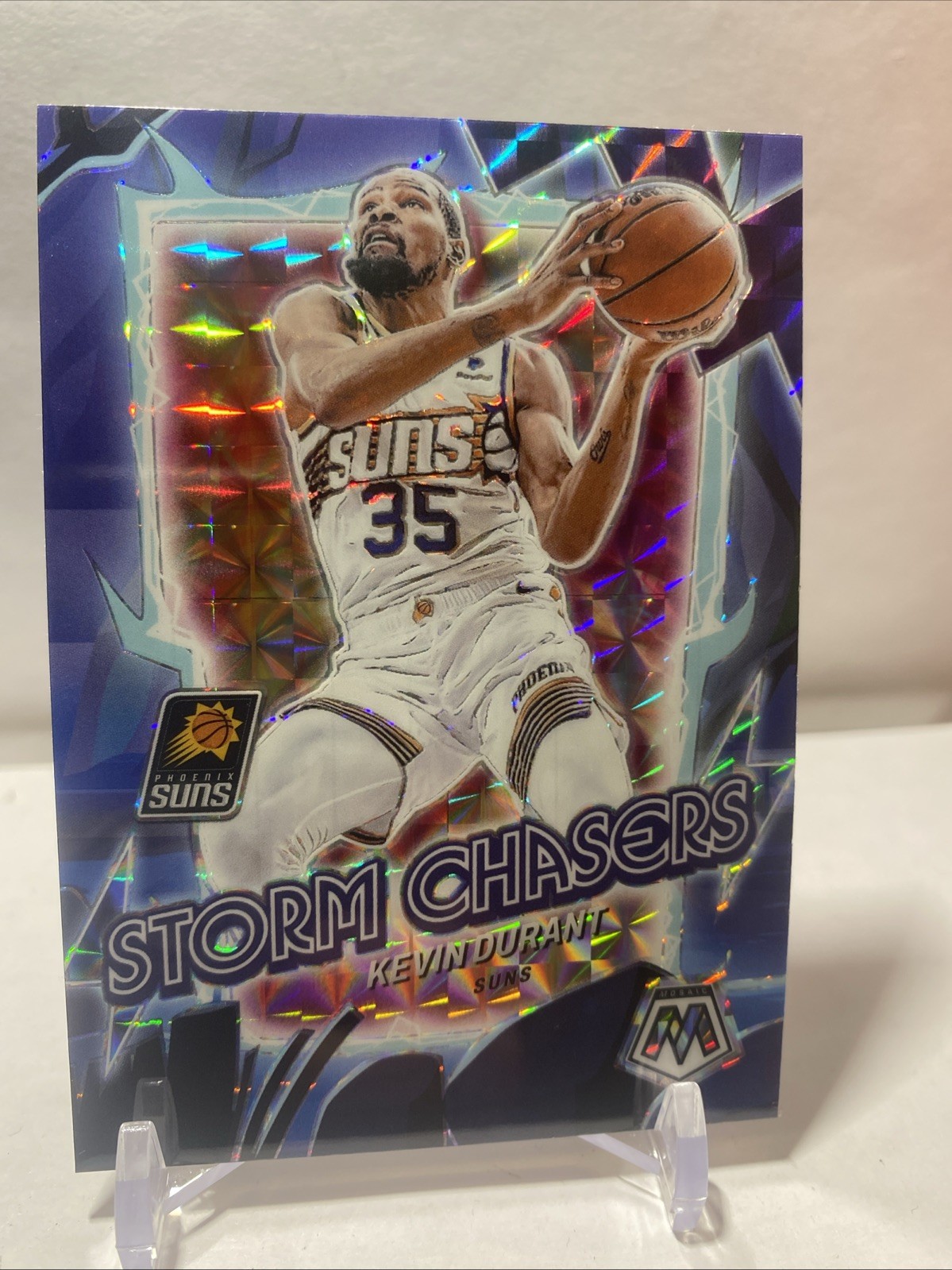 2023-24 Panini Mosaic Prizm Kevin Durant #7 Storm Chasers Prizm Phoenix Suns