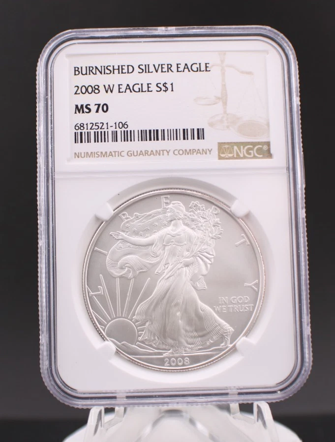 2008 American Eagle MS 70 Graded Silver Bullion Coins for sale | eBay