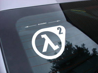 half life 2 decal sticker fps pc game *free ship