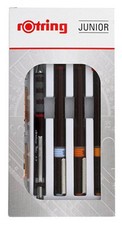 Rotroing Rapidograph Junior 3 Pens .20 .40 .6...