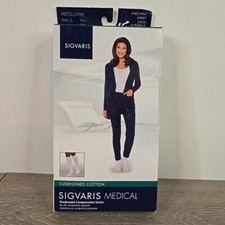 Sigvaris Medical Compression Socks - Cushioned Cotton -Knee High 362CLLW99 Large