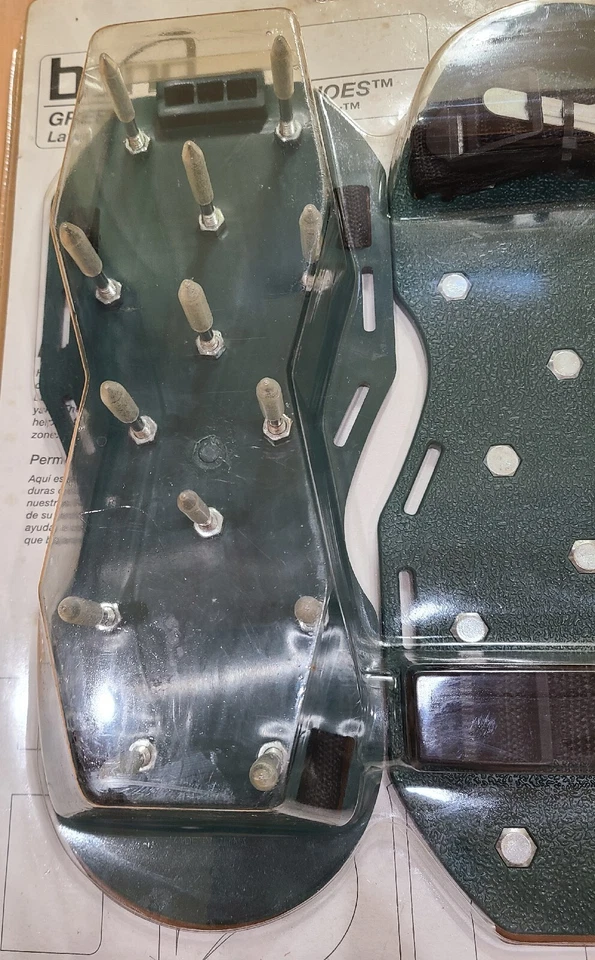 Bond 9215 绿色巨型钉曝气鞋带编织带 全新 — 第 3/4 张图片