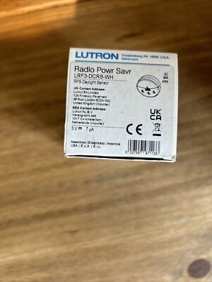 Lutron Decke RPS Tageslichtsensor LRF3-DCRB-WH Funk Stromsparer, weiß (122)