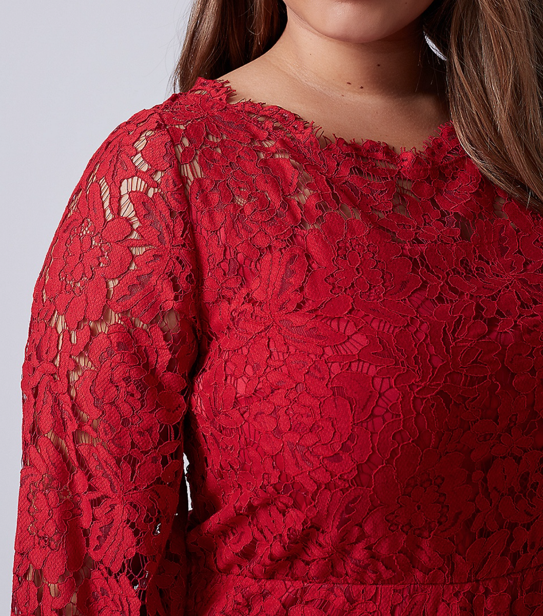 LANE BRYANT WOMEN'S RED SCALLOP EDGE FIT & FLARE LINED LACE DRESS PLUS Sz 18 | eBay LANE BRYANT WOMEN'S RED SCALLOP EDGE FIT & FLARE LINED LACE DRESS PLUS Sz 18 | eBay