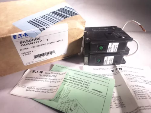 EATON CUTLER HAMMER BRSURGE PROTECTIVE DEVICE TYPE 2 120/240V 2 POLE