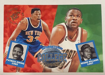 Patrick Ewing Reggie Williams 1994-95 Topps Stadium Club NBA Trading Card  100