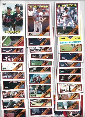 Conjunto de subconjunto de equipo de béisbol Topps 1988 lista de verificación de todas las estrellas * Tú eliges * - Imagen 24 de 27