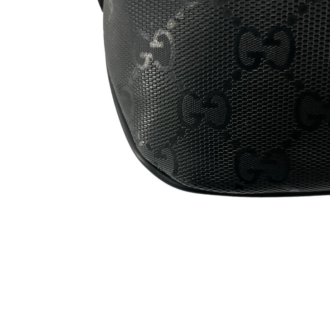 GUCCI GG Black Waist Pouch Bum Bag Shoulder Belt Pack Women GUCCI GG Black Waist Pouch Bum Bag Shoulder Belt Pack Women