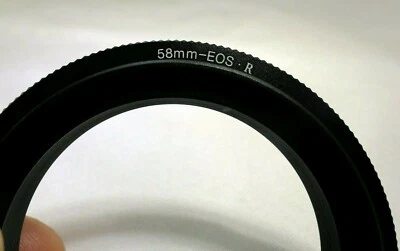 58mm Macro Close-Up Reverse Lens Adapter Ring For Canon EOS R Cameras RF mount